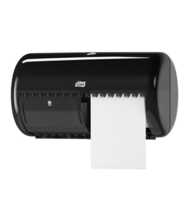 Tork Traditioneel Toiletpapier Dispenser Kunststof Zwart T4