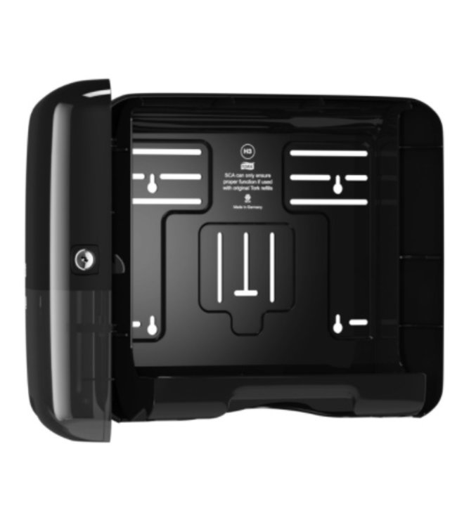 Tork Z-vouw/C-vouw Mini Handdoek Dispenser Kunststof Zwart H3