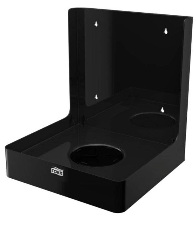 Tork Boxed Combi Rol Poetspapier Dispenser Kunststof Zwart W3