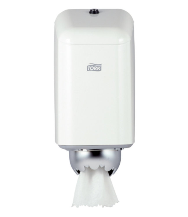 Tork Mini Centerfeed Poetspapier Dispenser Metaal Wit M1