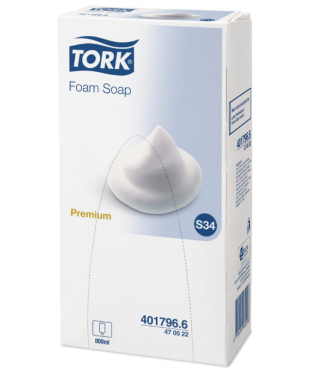 6x Tork Schuimzeep Luxury S34