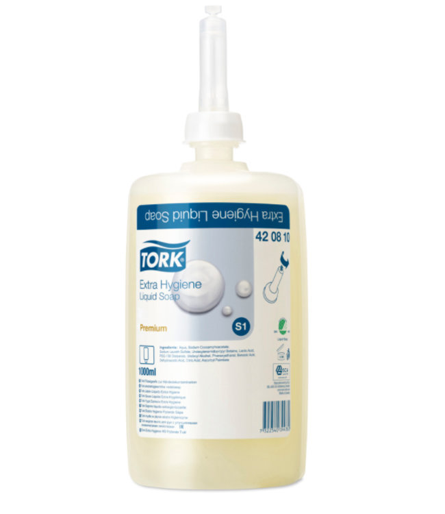 6x Tork Extra Hygiëne Vloeibare Zeep S1 Premium
