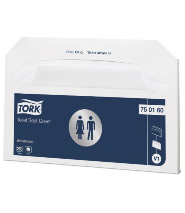 20x 250 Tork Toiletbril Afdekhoes Wit V1 Advanced