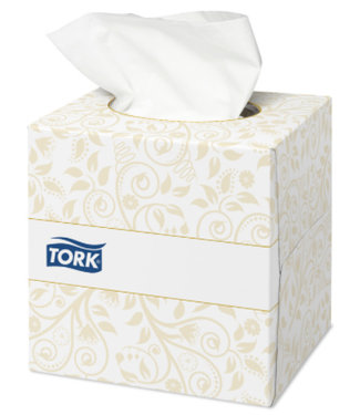 Tork Tork Extra Zachte Facial Tissues 2-laags Wit Kubusdoos Premium