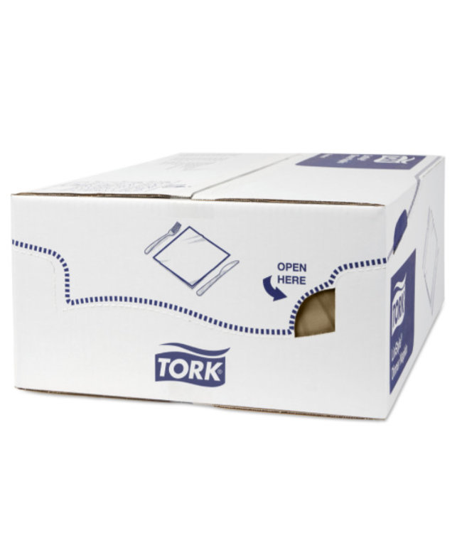 Tork LinStyle® servet 39x39cm 1/4-vouw biscuit 12x50