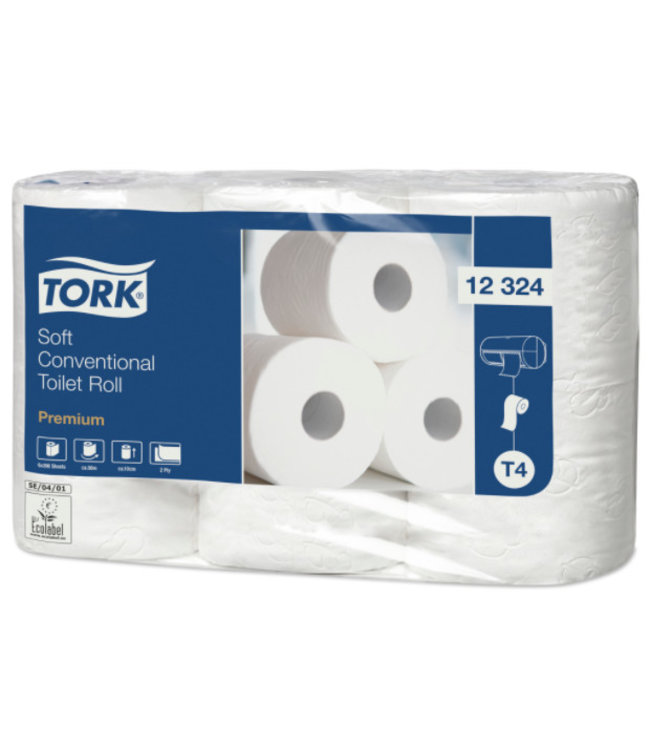 Tork Zacht Traditioneel Toiletpapier 2-laags Wit 396 vel T4 Premium