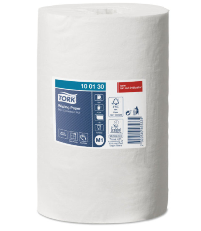 Tork Wiping Mini Centerfeed Poetspapier 1-laags M1