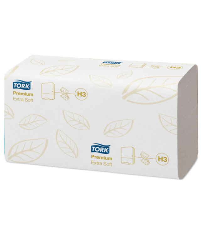 Tork Extra Zachte Z-vouw Handdoek 2-laags Wit H3 Premium