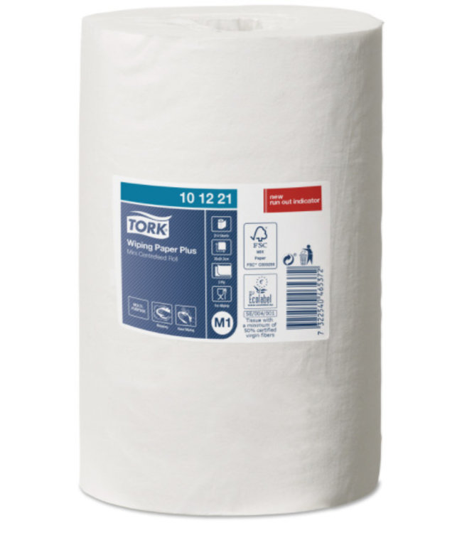 Tork Wiping Plus Mini Centerfeed Poetspapier 2-laags M1