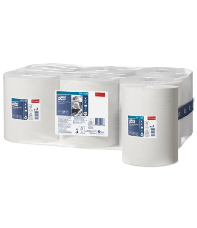 Tork Wiping Plus Centerfeed Poetspapier 2-laags M2