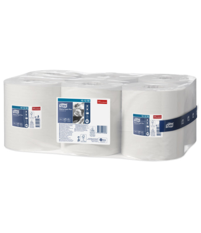 Tork Wiping Plus Centerfeed Poetspapier 2-laags M2