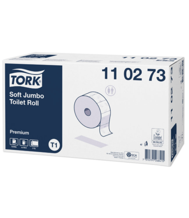 Tork Zacht Jumbo Toiletpapier 2-Laags Wit T1 Premium