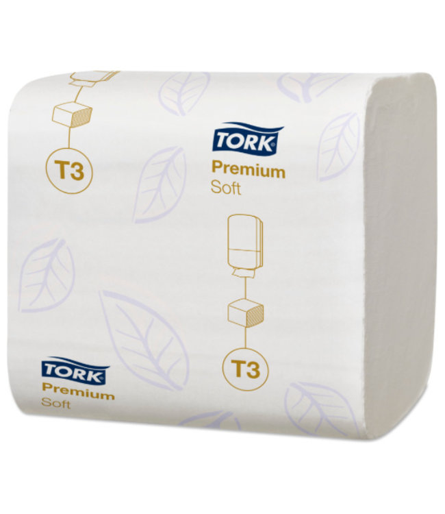 Tork Zacht Gevouwen Toiletpapier 2-laags Wit T3 Premium