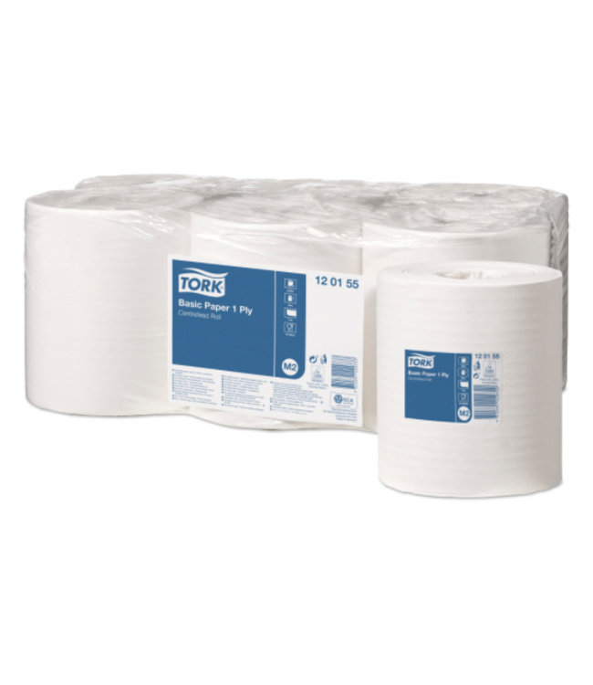 Tork Basic Centerfeed Poetspapier 1-laags M2