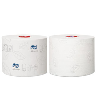 Tork Tork Mid-size Toiletpapier 2-laags Wit T6 Advanced