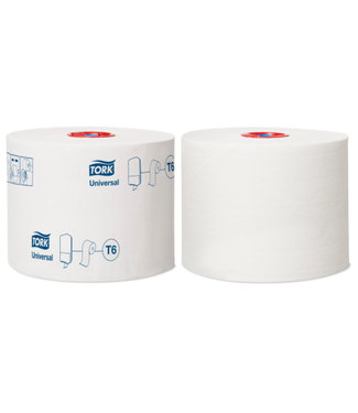 Tork Tork Mid-size Toiletpapier 1-laags Wit T6 Universal