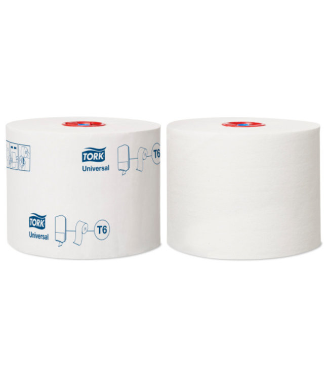 Tork Mid-size Toiletpapier 1-laags Wit T6 Universal