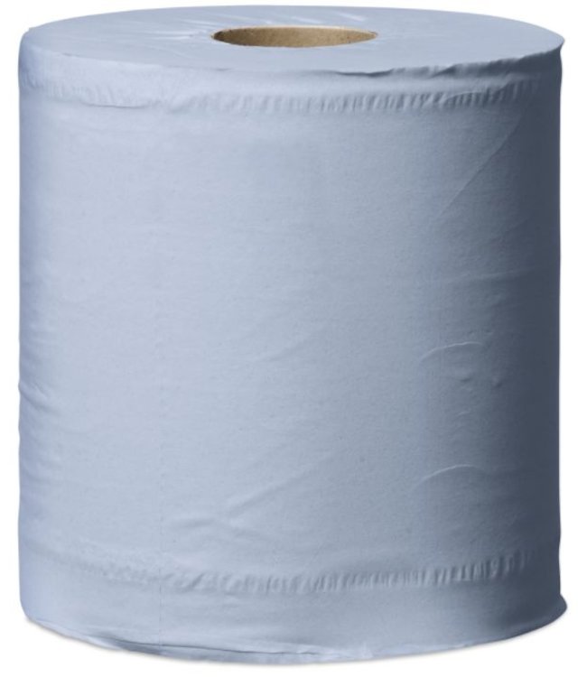 Tork Wiping Plus Centerfeed Poetspapier 2-laags Blauw M2