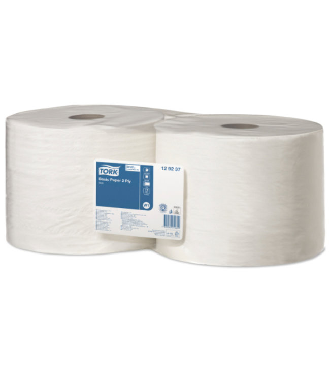 Tork Basic Rol Poetspapier 2-laags W1