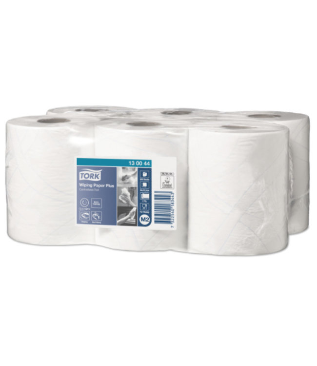 Tork Wiping Plus Centerfeed Poetspapier 2-laags M2