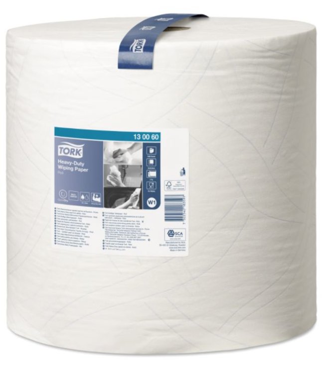 Tork Heavy-Duty Poetspapier Rol 2-laags W1