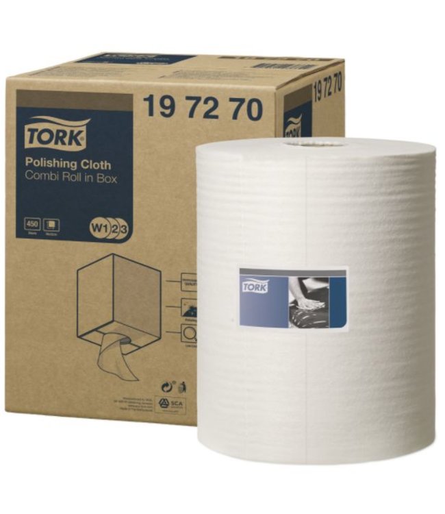 Tork Polishing Combi Rol Reinigingsdoek W1/W2/W3