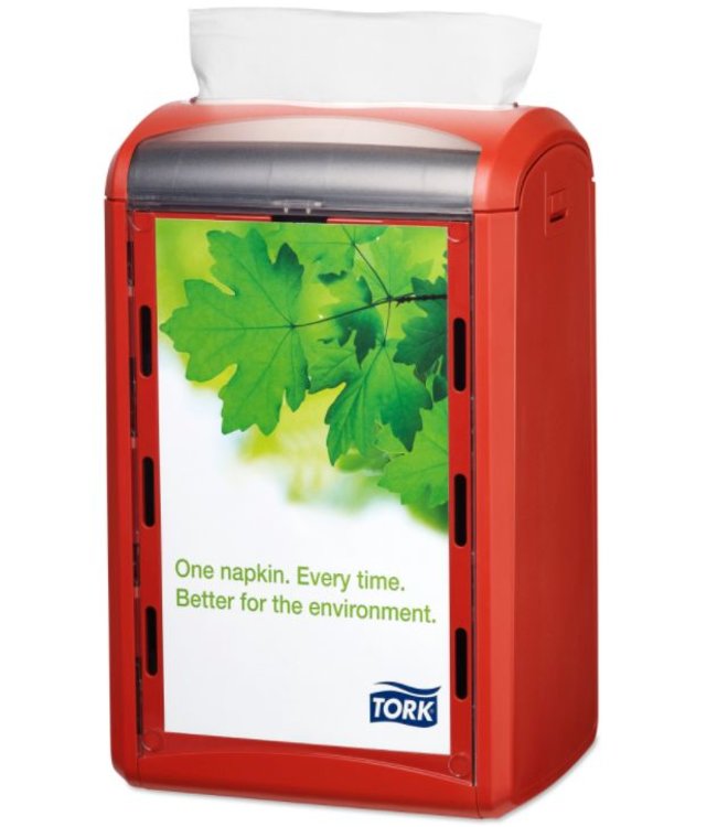Tork Xpressnap® Counter servetdispenser rood (N4)