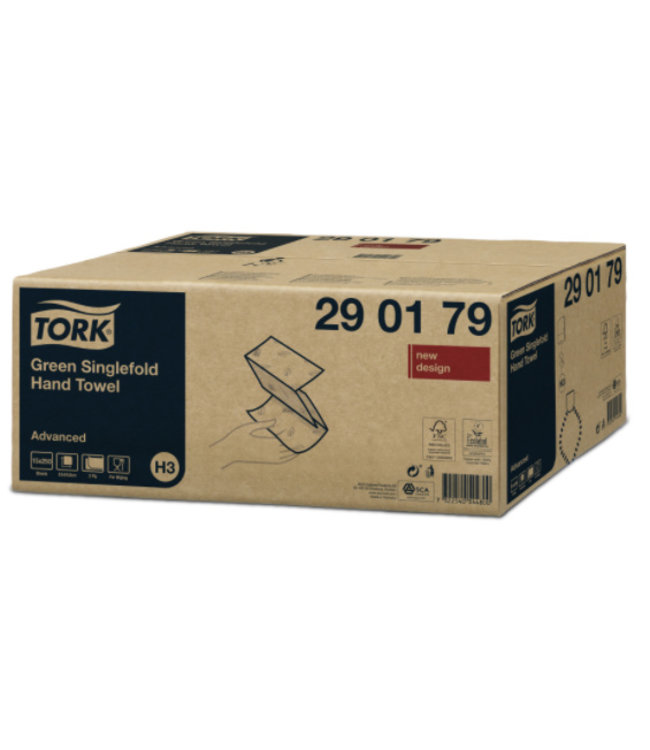 Tork Z-vouw Handdoek 2-laags Groen H3 Advanced