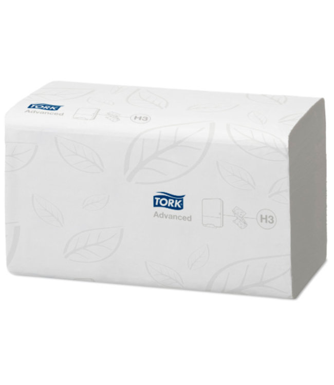 Tork Zachte Z-vouw Handdoek 2-laags Wit H3 Advanced