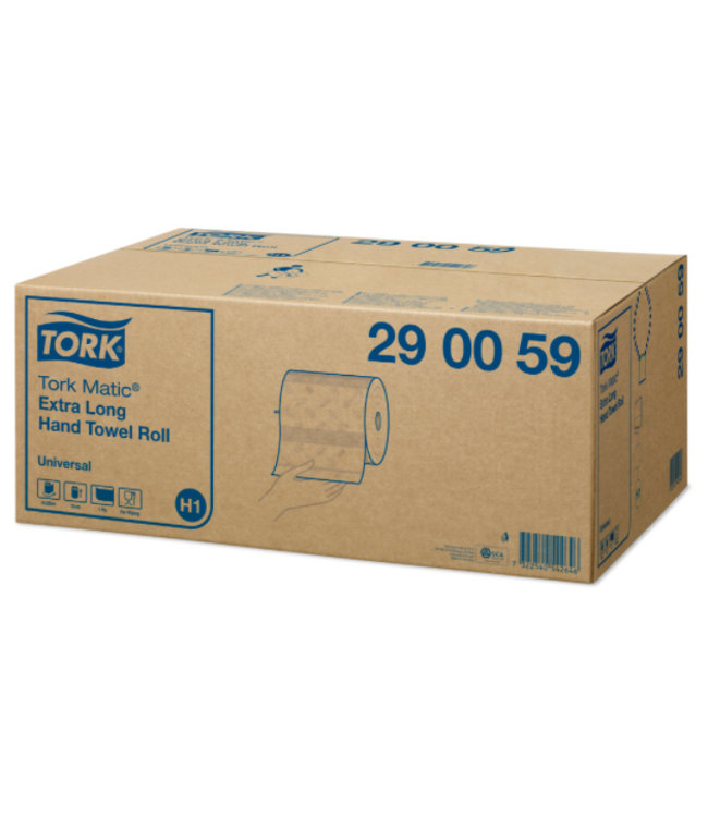 Tork Matic® Extra Lange Handdoekrol 1-laags Wit H1 Universal