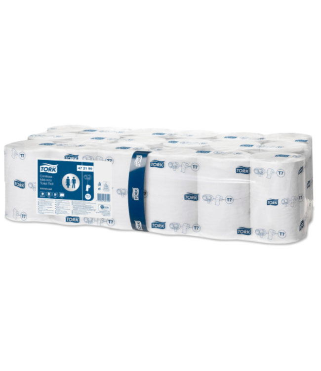 Tork Tork Hulsloos Mid-size Toiletpapier 2-laags Wit T7 Advanced