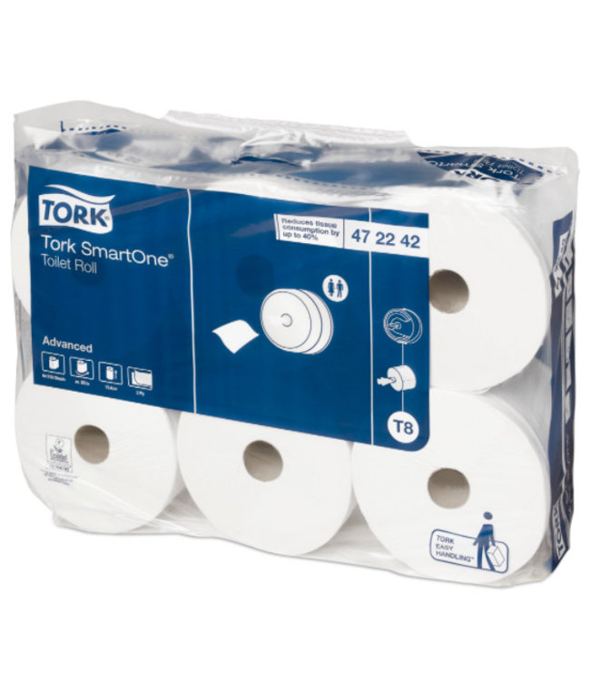 Tork SmartOne® Toiletpapier 2-laags Wit T8