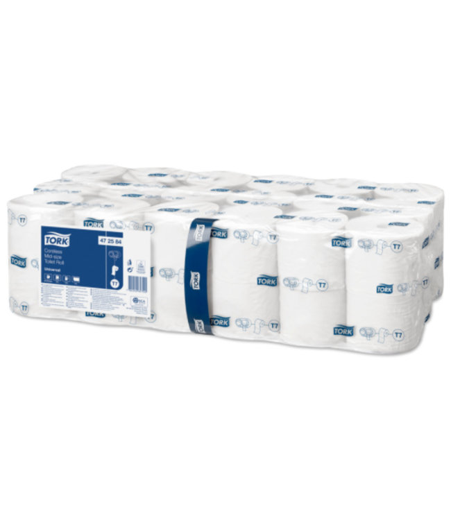 Tork Hulsloos Mid-size Toiletpapier 1-laags Wit T7 Universal