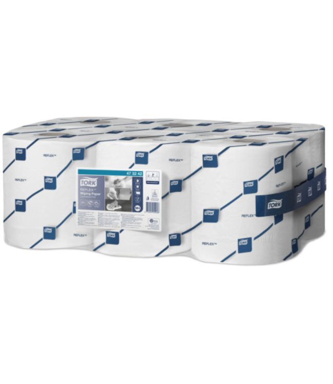 Tork Reflex® Wiping Centerfeed Poetspapier 1-laags M4