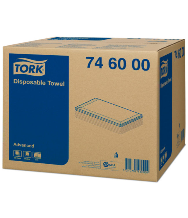 Tork Wegwerpdoek 5-laags Wit
