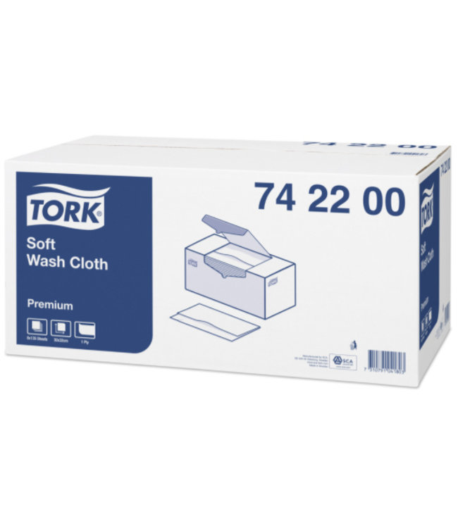 Tork Zachte Wasdoek 1-laags XL Wit