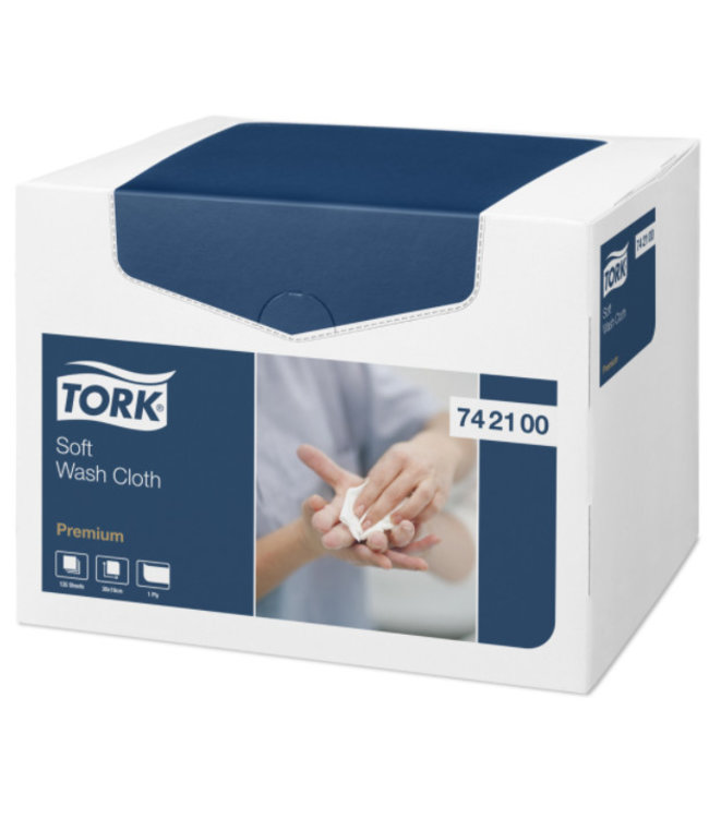 Tork Zachte Wasdoek 1-laags Wit