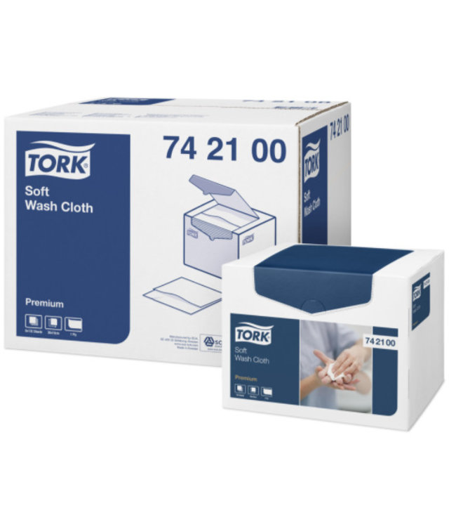 Tork Zachte Wasdoek 1-laags Wit