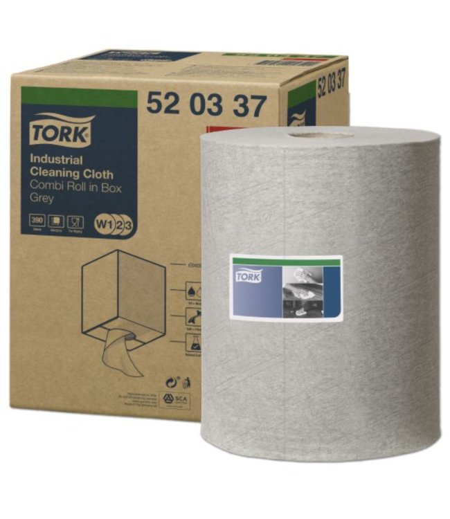 Tork Industrial Reinigingsdoek Grijs W1/W2/W3