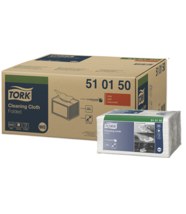 Tork Cleaning Gevouwen Reinigingsdoek W8