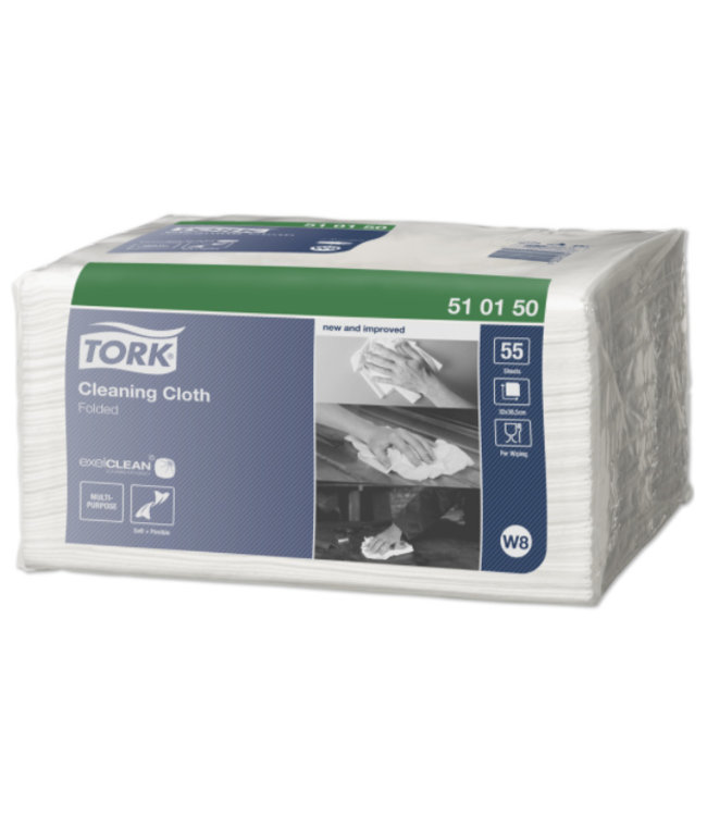 Tork Cleaning Gevouwen Reinigingsdoek W8