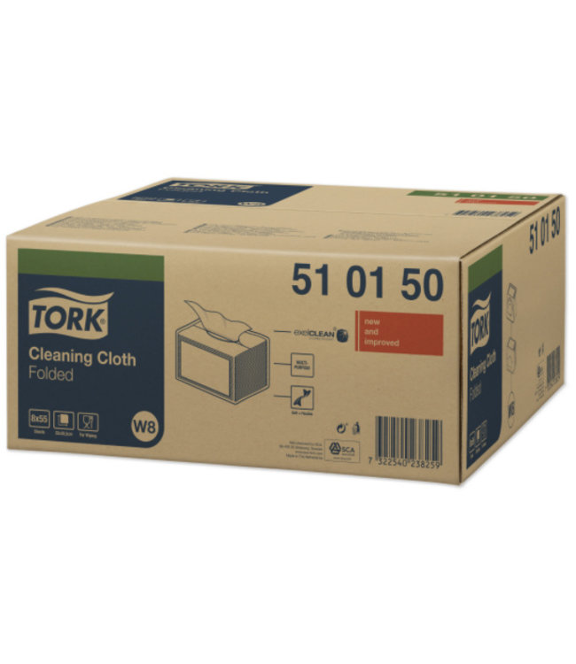 Tork Cleaning Gevouwen Reinigingsdoek W8