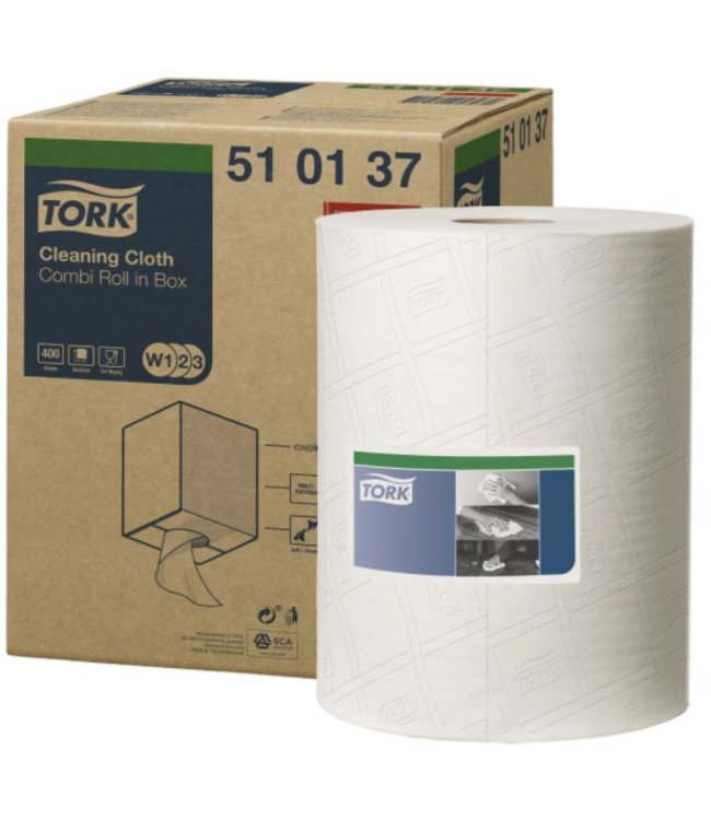 Tork Cleaning Combi Rol Reinigingsdoek W1/W2/W3