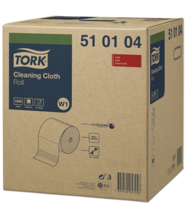 Tork Cleaning Rol Reinigingsdoek W1