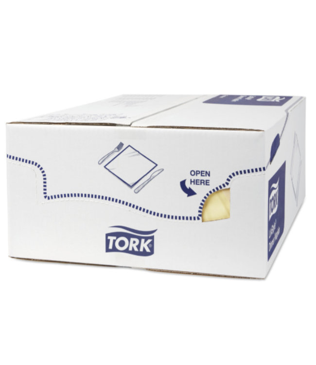 Tork LinStyle® servet 39x39cm 1/4-vouw champagne 12x50