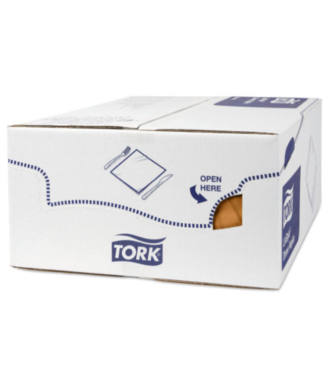 Tork LinStyle® servet 39x39cm 1/4-vouw orange 12x50