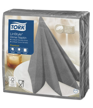 Tork Tork LinStyle® servet 39x39cm 1/4-vouw grijs 12x50