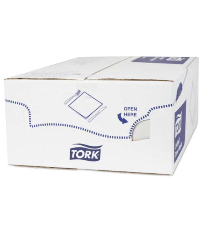 Tork LinStyle® servet 39x39cm 1/8-vouw wit 12x50