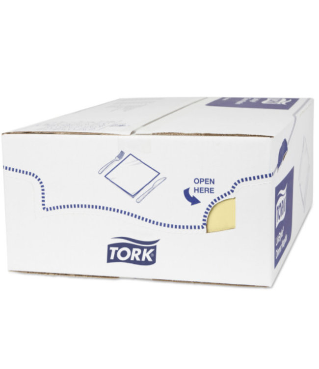 Tork LinStyle® servet 39x39cm 1/8-vouw champagne 12x50