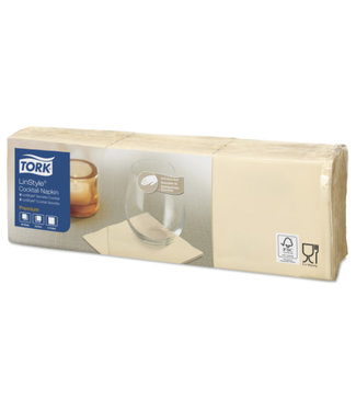 Tork Tork LinStyle® servet 23x23cm 1/4-vouw cream 10x150